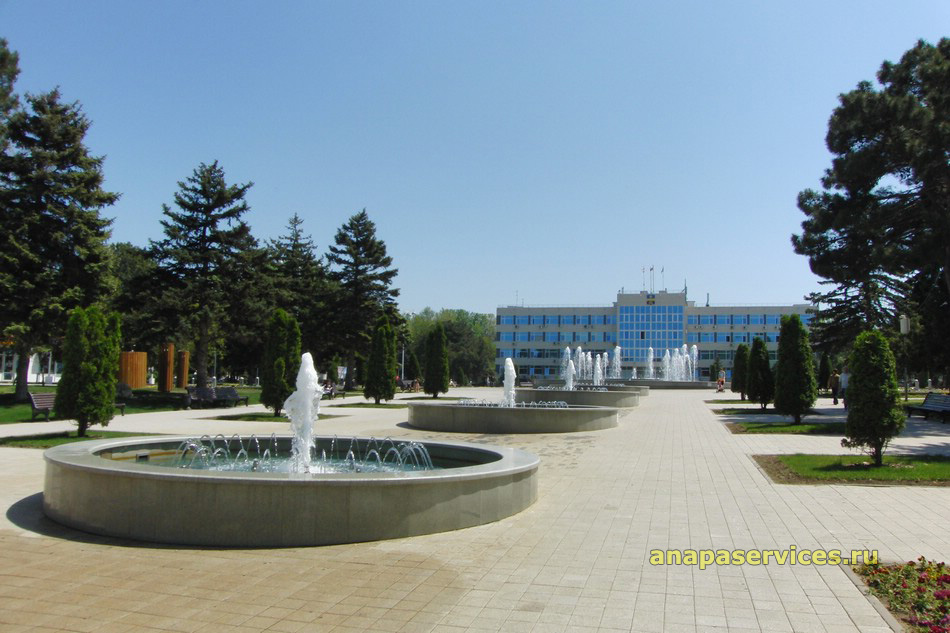 Комплекс фонтанов. Анапа, 18 мая 2015