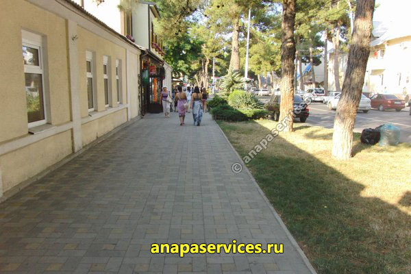 Улица Крымская в Анапе