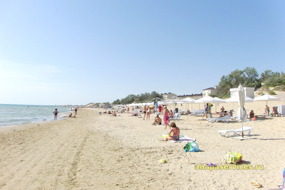 Песчаный пляж курорта Джемете