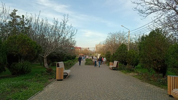 Прогулка по апрельской Анапе